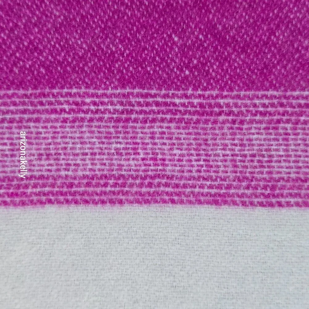 NWOT J. Crew Scarf With Ombre Stripes Italy Wool Blend